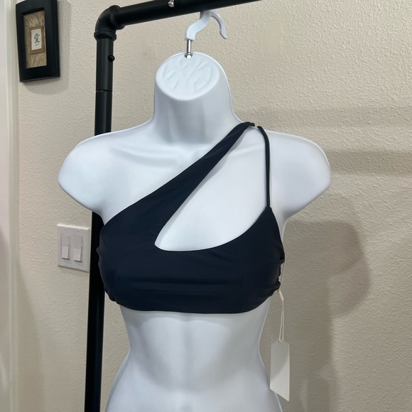 Mikoh Blue Asymmetrical Bikini Swimwear